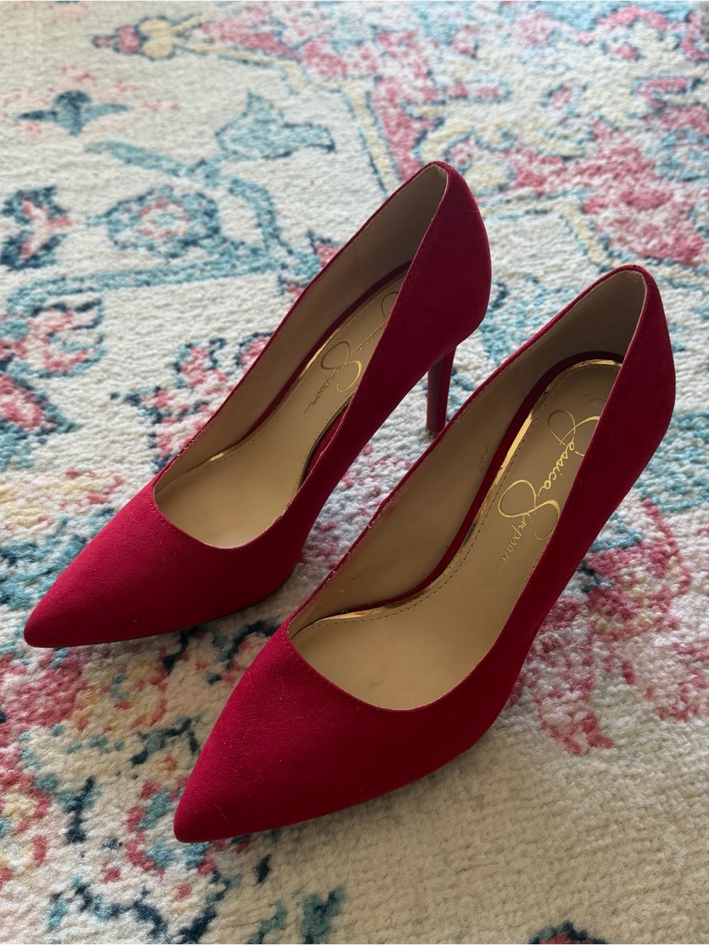 Jessica Simpson Crimson Pointed-Toe Stiletto Pumps